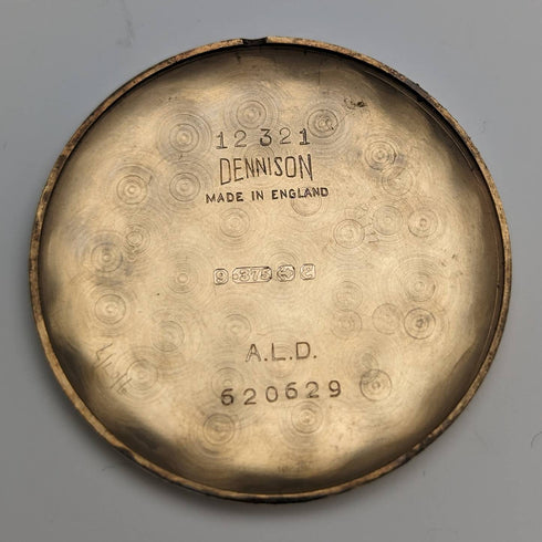 1954年 英国ヴィンテージ ガラード K9金無垢ケース 紳士用腕時計 動作良好